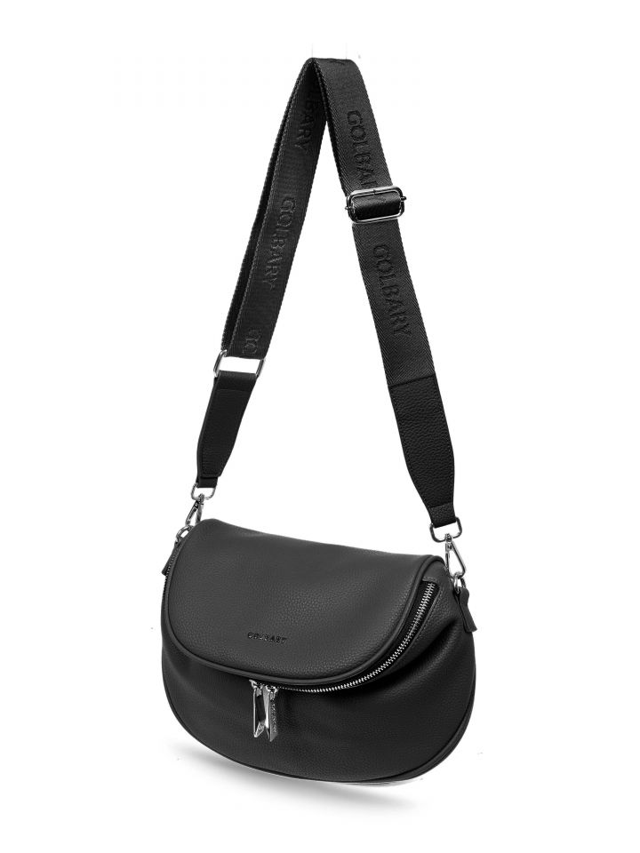 תיק צד מעוגל PROMO בצבע שחור