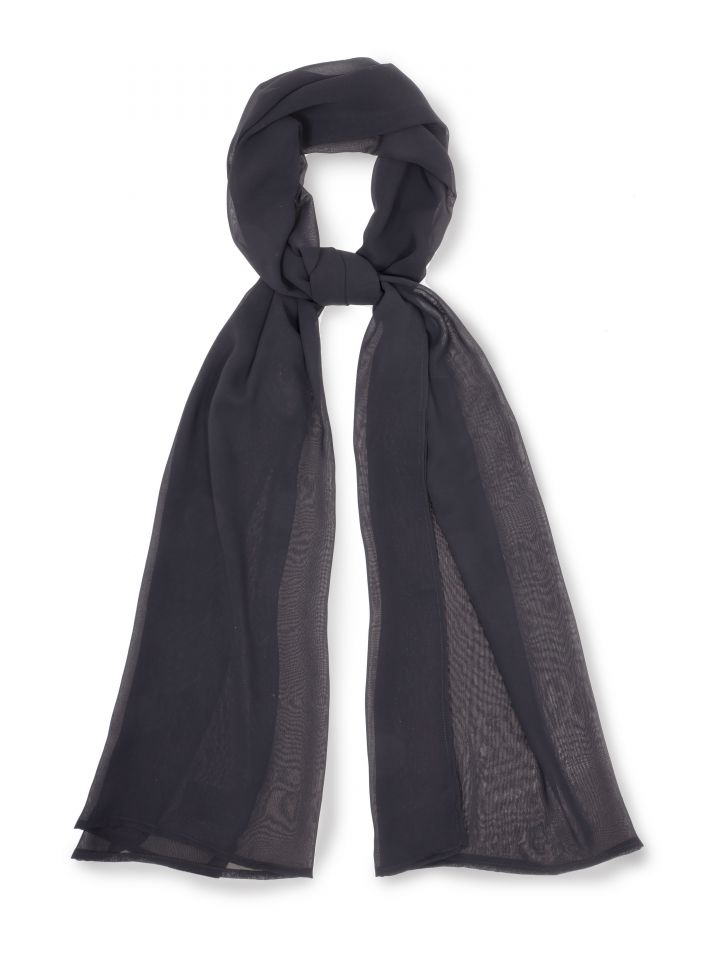 שאל שיפון חלק בצבע שחור