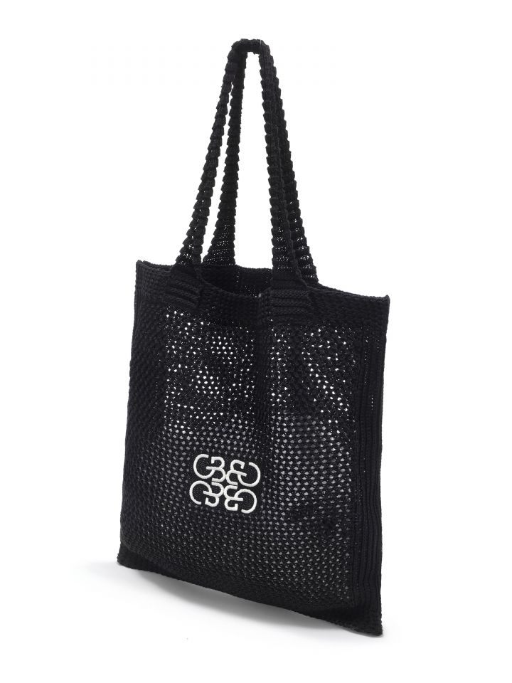 תיק סריג רשת PROMO בצבע שחור