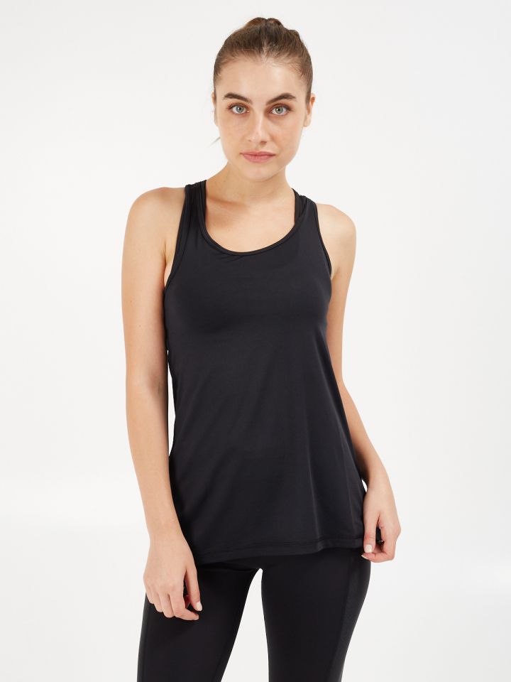 גופיית פולי ספנדקס-ארנה נשים פיטנס בצבע שחור