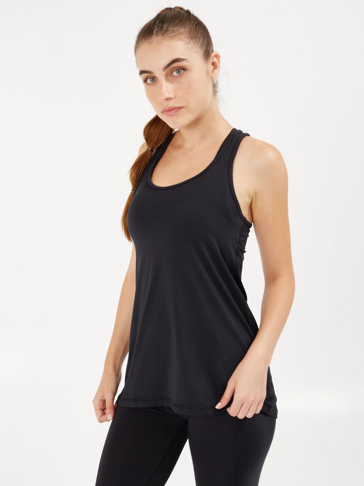 גופיית פולי ספנדקס-ארנה נשים פיטנס בצבע שחור