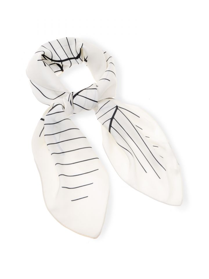 צעיף מודפס בצבע אופוויט