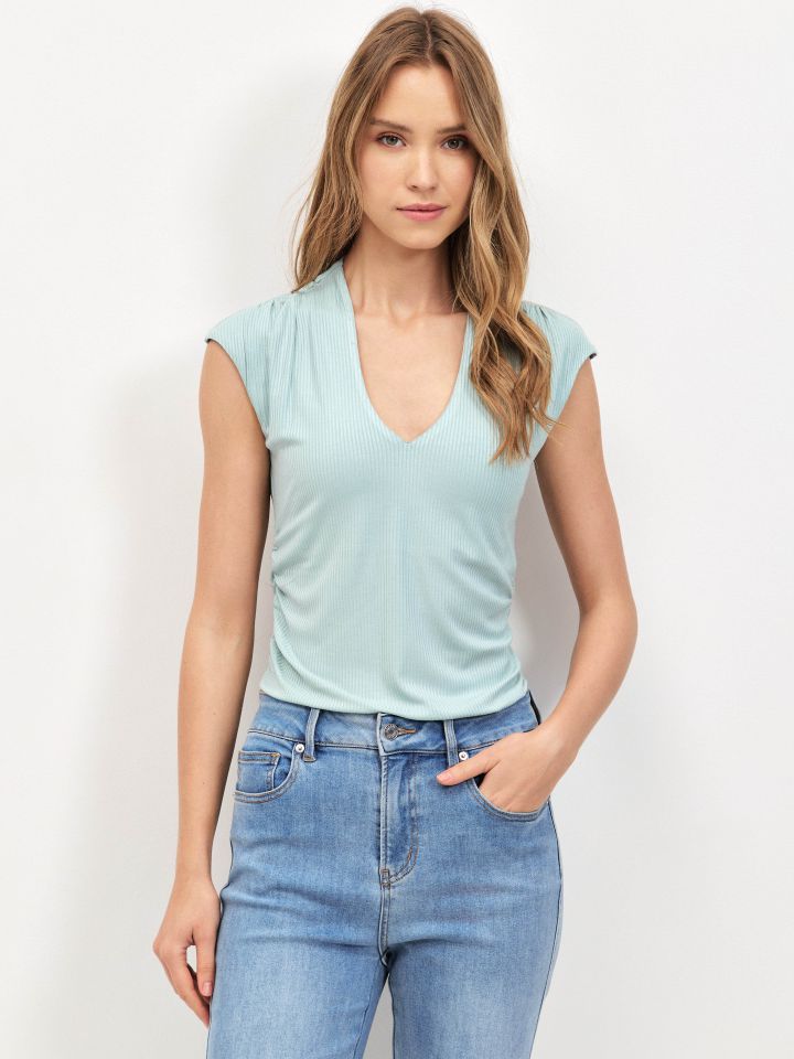 חולצה ריב  MIAMI PROMO בצבע ירוק בהיר