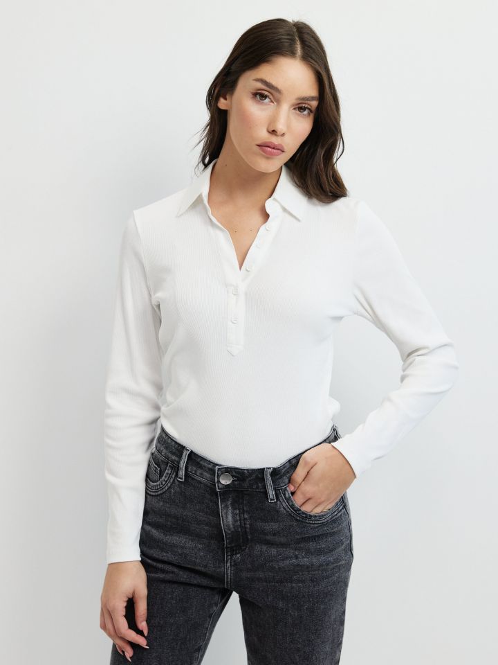 חולצה ריב שינה PROMO בצבע אופוויט