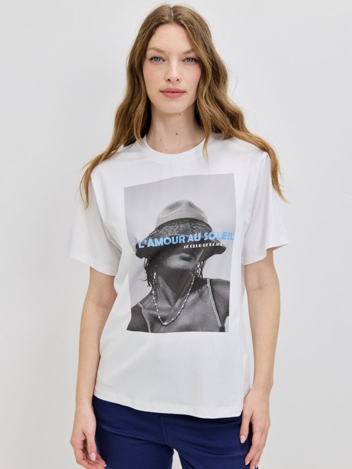 חולצה TROREZ PROMO בצבע לבן