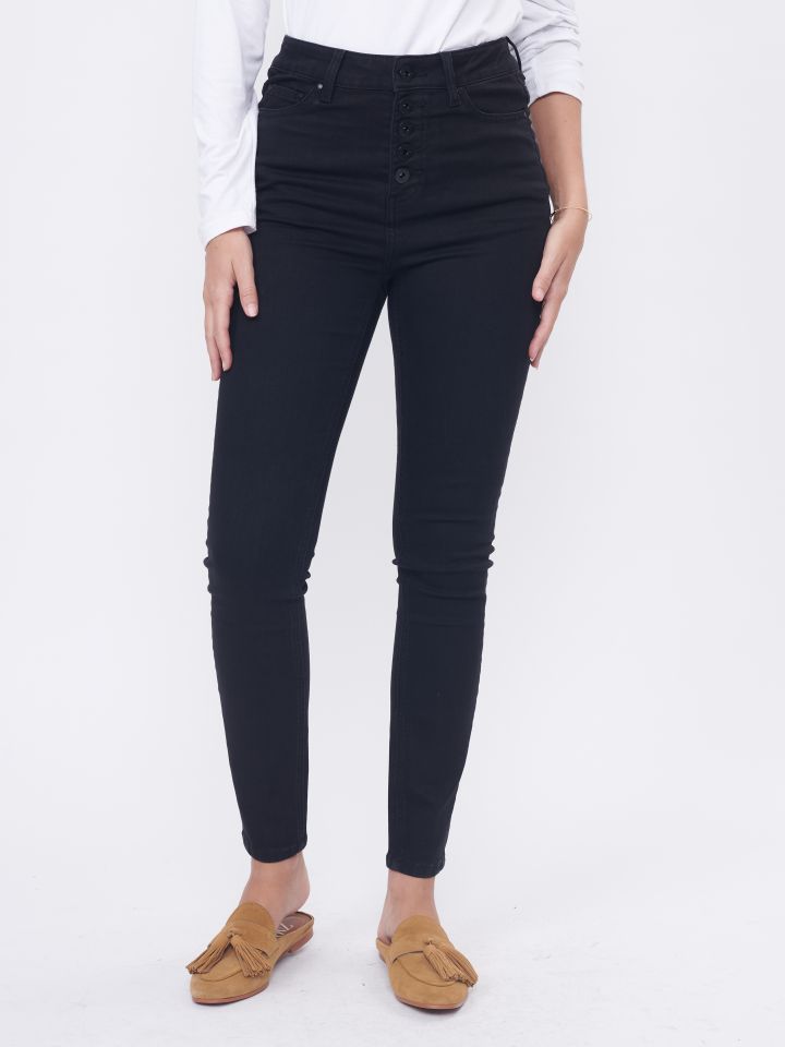 מכנס ג’ינס LIA PROMO בצבע ג’ינס שחור