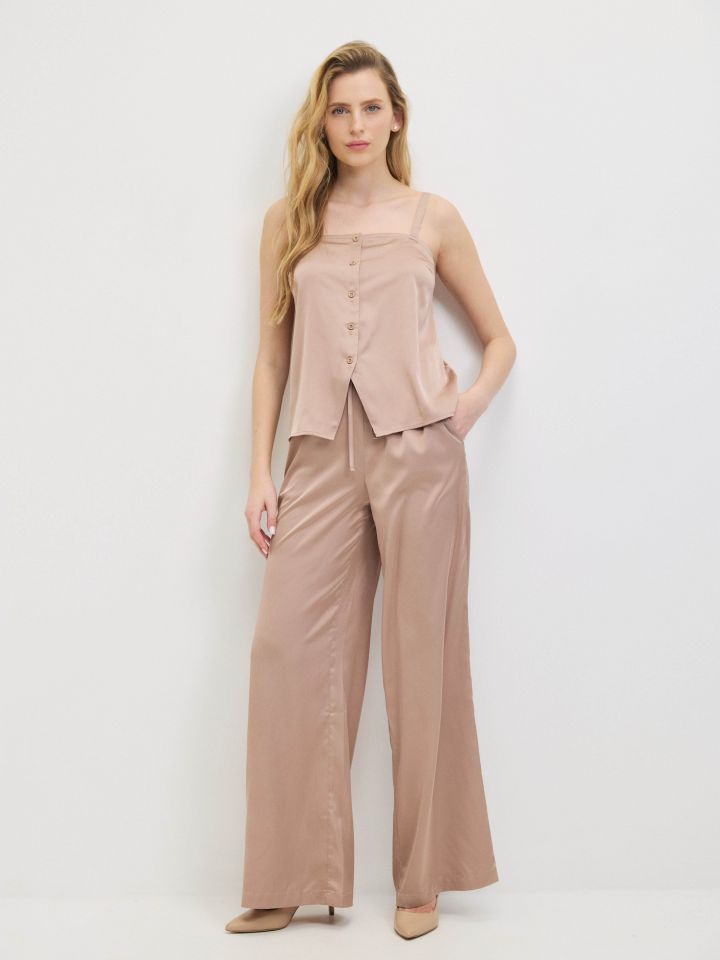 מכנסיים ROMI PROMO בצבע שוקו