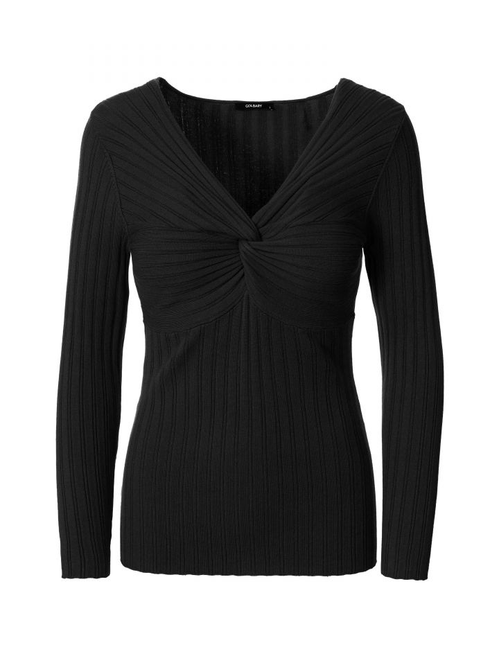 סריג פתח מסובב בצבע שחור