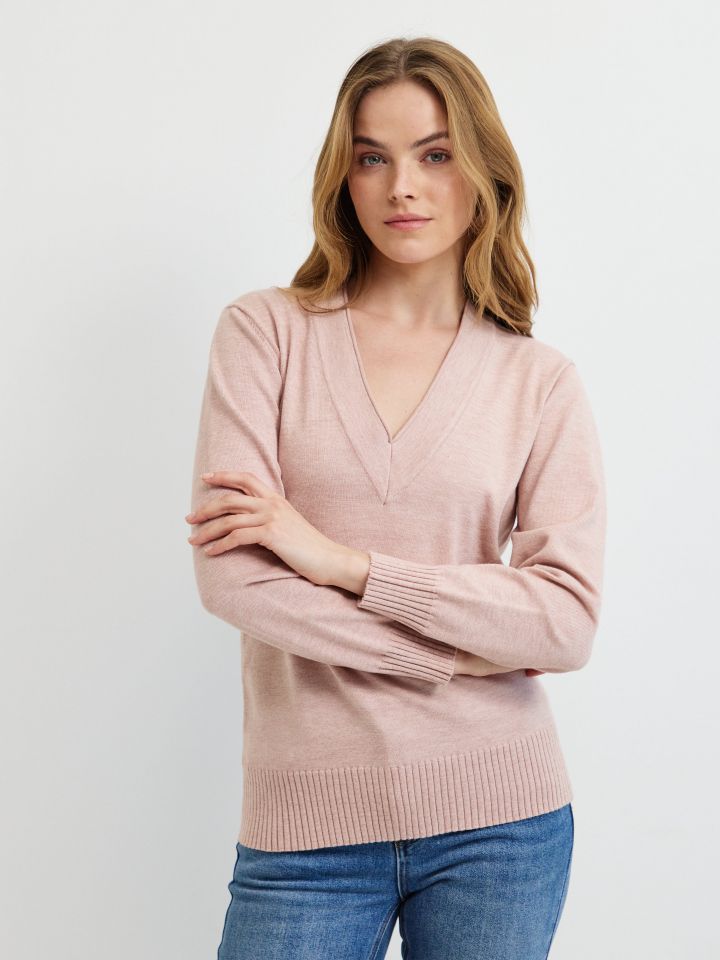 סריג PROMO NATALY V בצבע ורוד עתיק