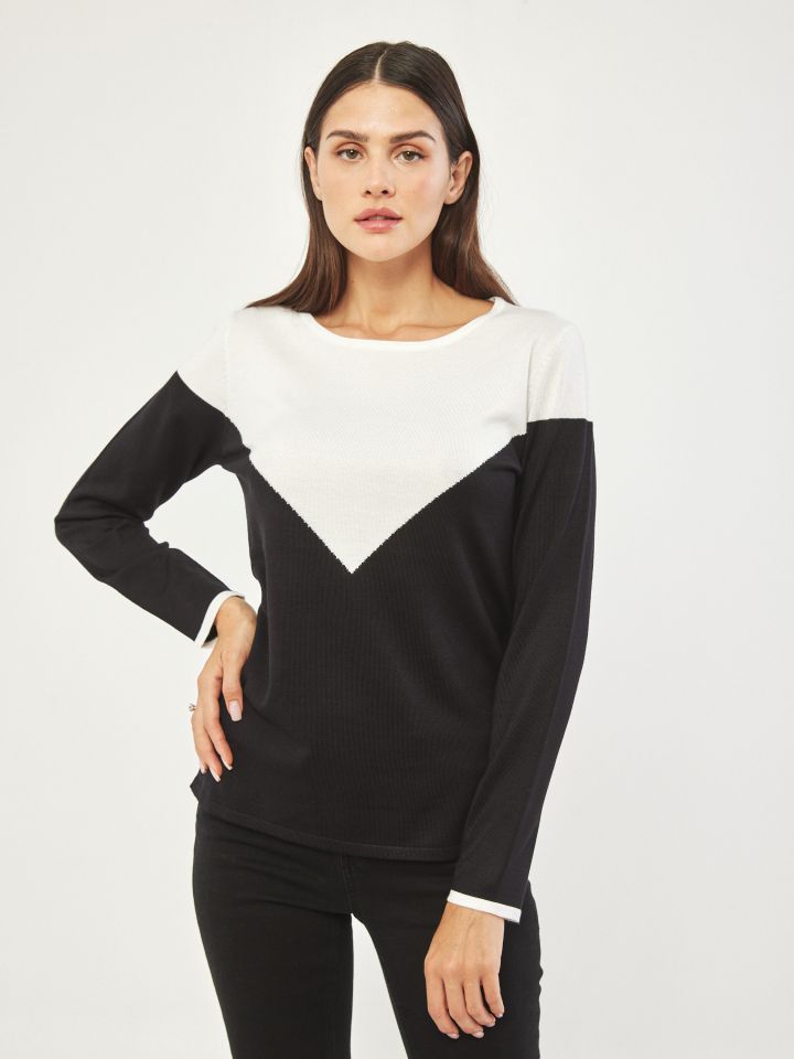 סריג שילובים PROMO בצבע אופוויט