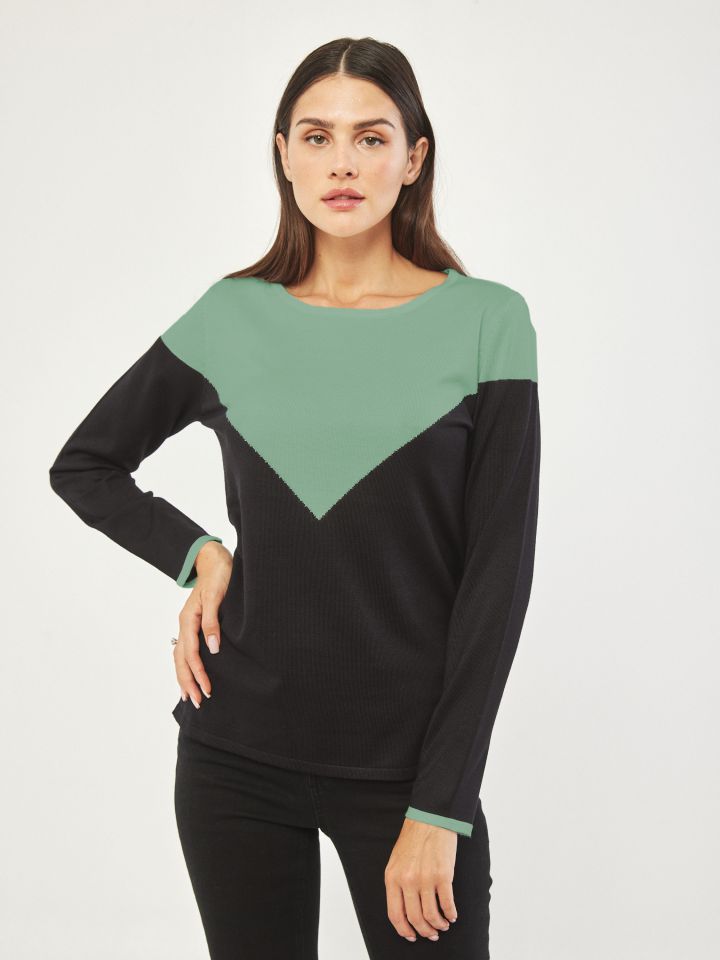 סריג שילובים PROMO בצבע ירוק בהיר