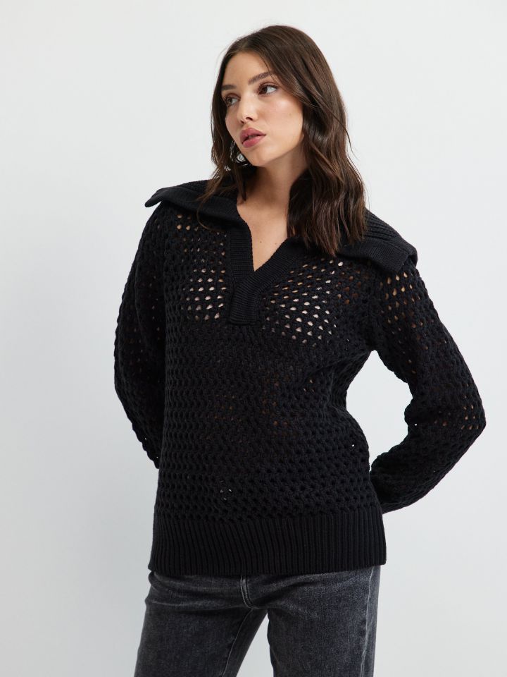 סריג רשת בצבע שחור