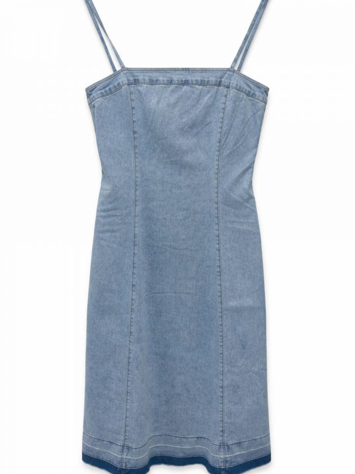 שמלה ג’ינס RANI בצבע ג’ינס בהיר