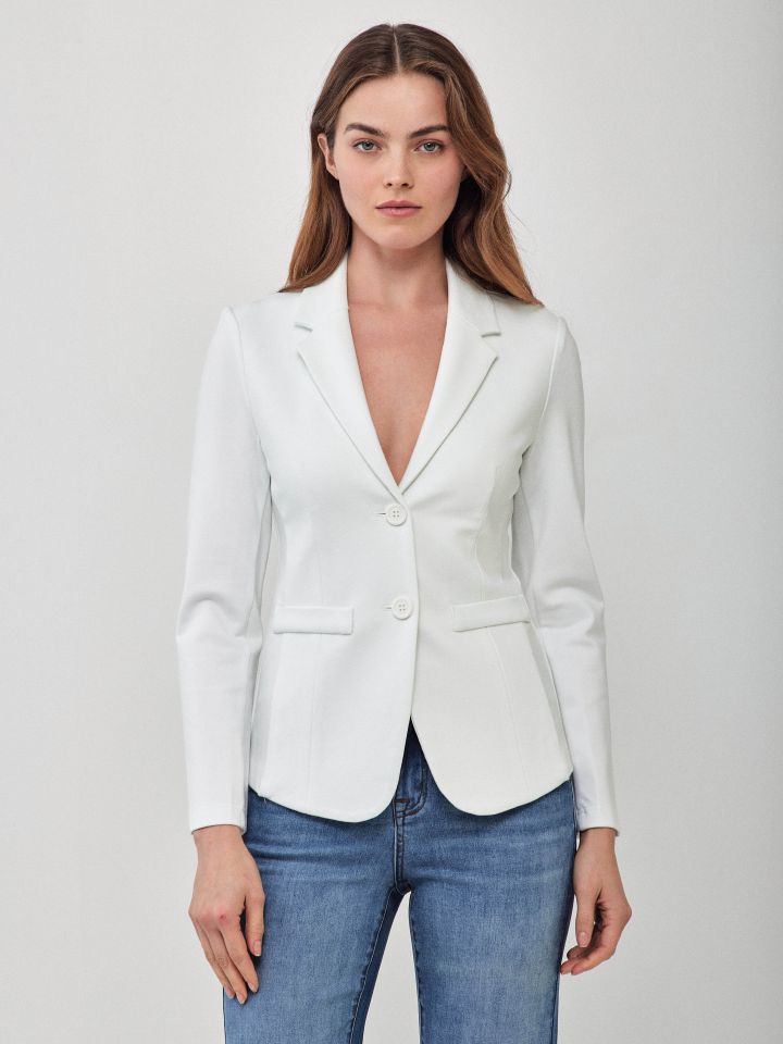 ג’קט מילנו  PROMO בצבע לבן