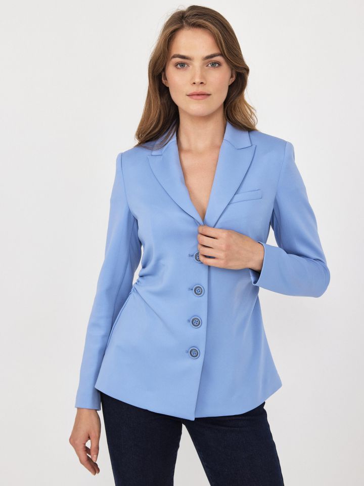 ג’קט ROMI כפתורים PROMO בצבע תכלת אורלי