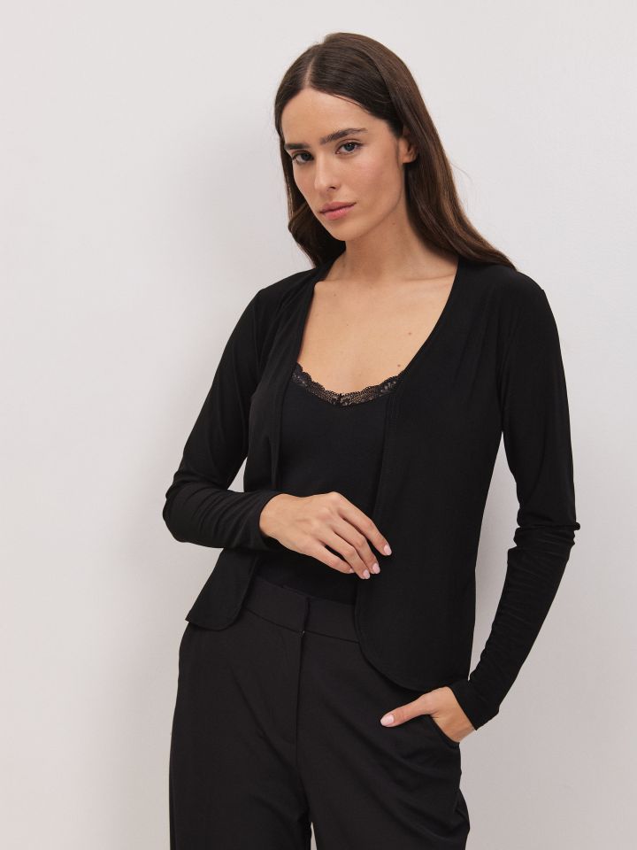 עליונית נאון PROMO בצבע שחור