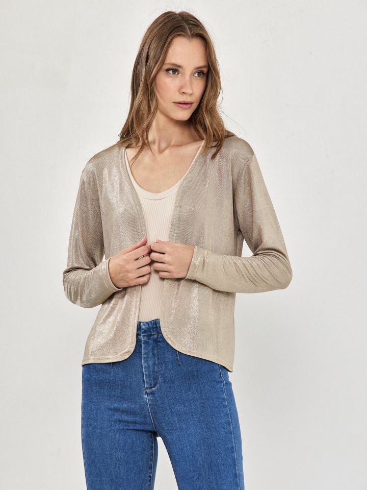 עליונית PROMO לורקס בצבע זהב