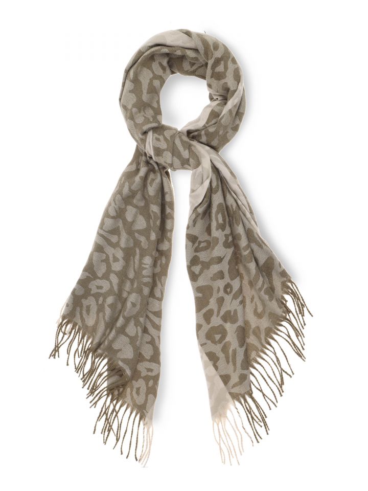 צעיף LEOPARD בצבע ירוק