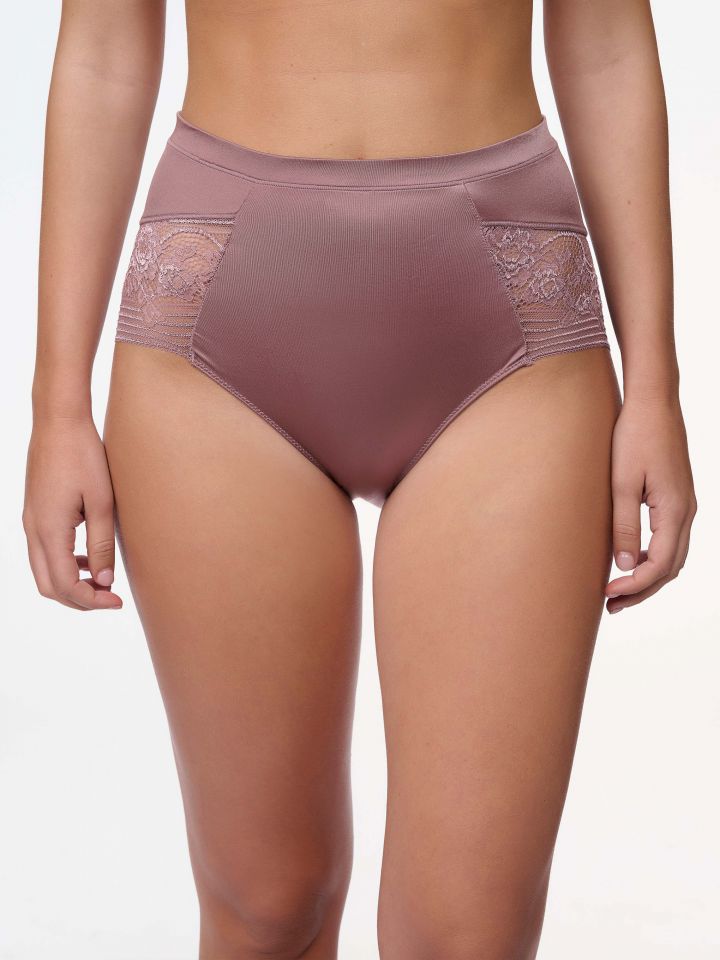 תחתון מקסי תחרה 6305-P בצבע פודרה