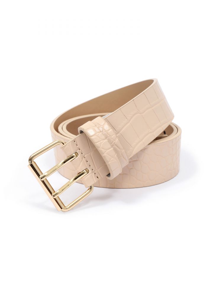 חגורה לקה SNAKE בצבע בייז’