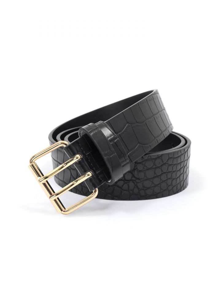 חגורה לקה SNAKE בצבע שחור