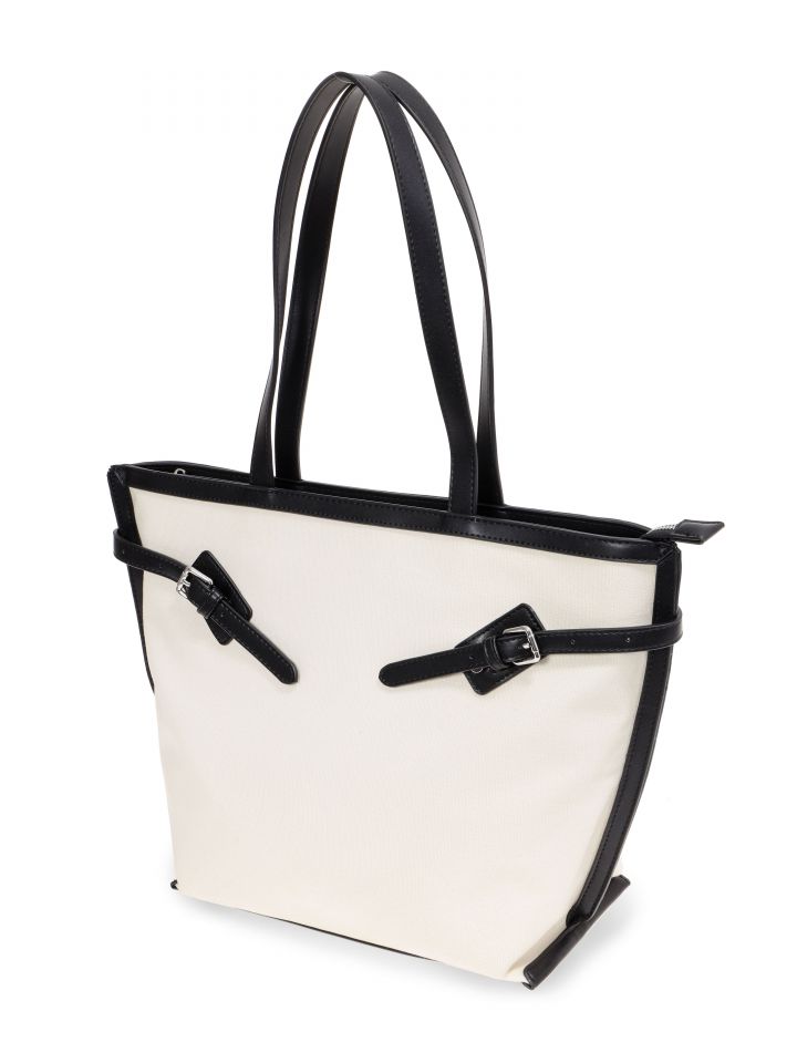 תיק קנבס שילובים בצבע טיבעי