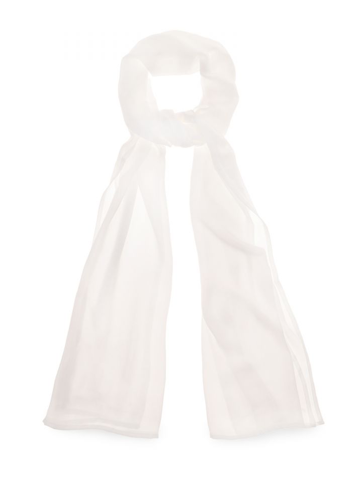 שאל שיפון חלק בצבע אופוויט