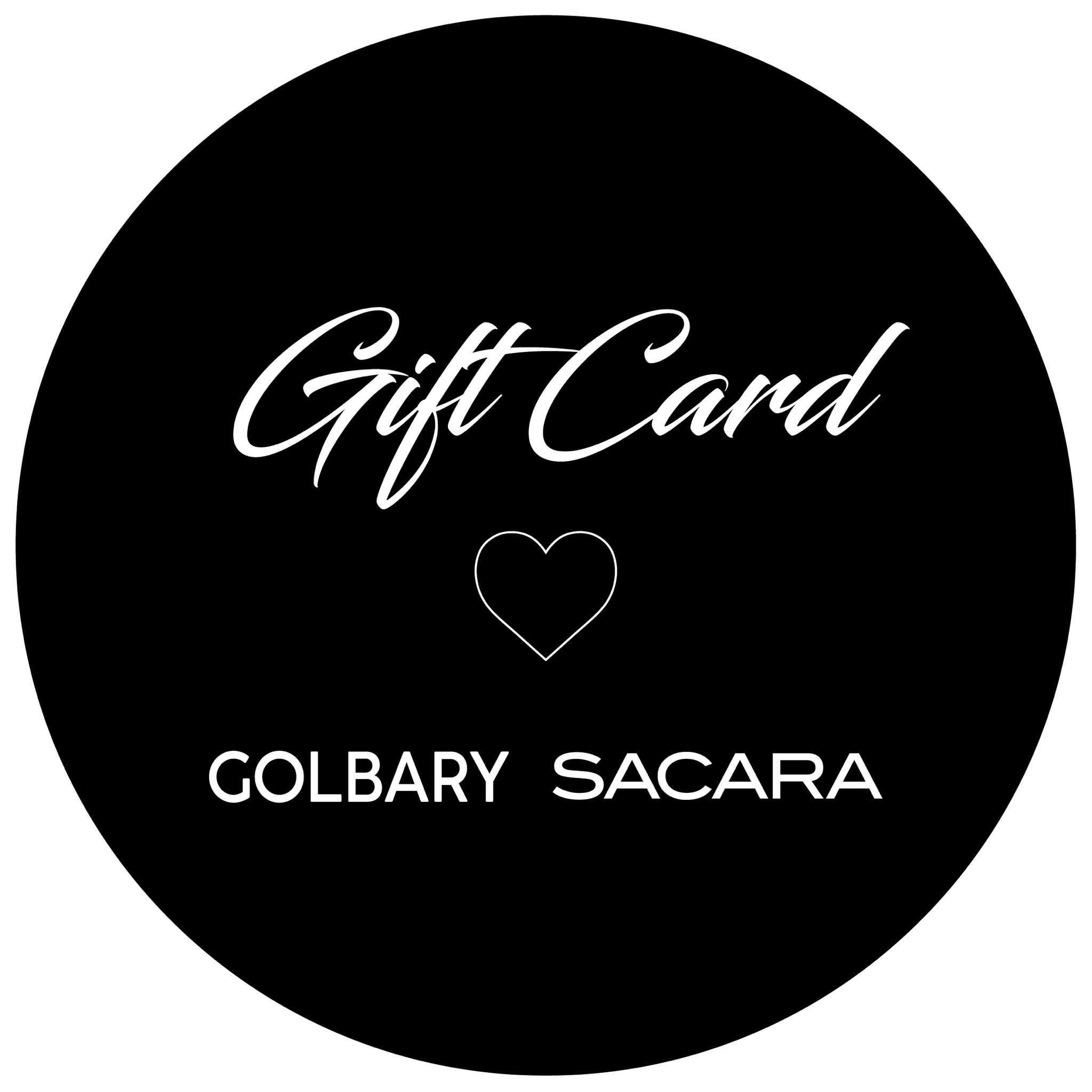 giftcard golbary sacara