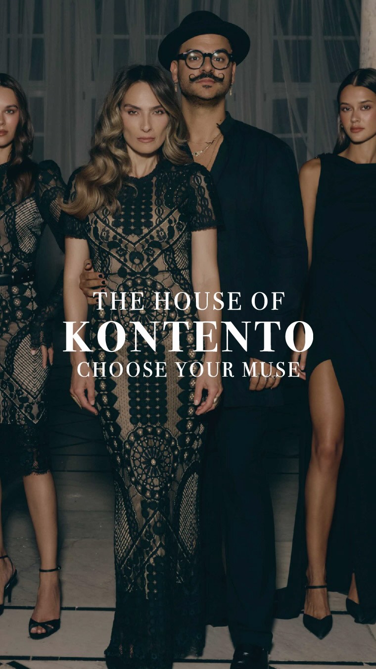 GOLBARY X DROR KONTENTO NEW EVENING COLLECTION
יש רגעים שבהם הכול מתחיל מרעיון קטן. 
מסקיצה על נייר, מאישה אחת שהופכת להשראה. אחרי הקולקציה הראשונה ידענו שהסיפור הזה רק התחיל. הפעם, הגענו לבית המוזות של דרור קונטנטו ושאלנו את עצמנו מי המוזה שלך? אולי זו אישה שאת מעריצה, אולי מקום שאת מתגעגעת אליו, אולי חלום שעוד לא העזת להגשים ואולי המוזה שחיפשת כל הזמן היא בכלל את.
אנו מתרגשים להשיק את קולקציית הערב החדשה והסוחפת שלנו בשיתוף מעצב האופנה דרור קונטנטו, קולקציה שמזמינה כל אישה לבחור את מה שמעורר בה השראה, ללבוש את הסיפור שלה ולהפוך למוזה של עצמה.
CHOOSE YOUR MUSE